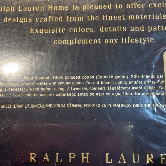 Vntg Ralph Lauren Beach Plum Floral Twin Flat Sheet Pink and Green 100% cotton - Picture 5 of 7